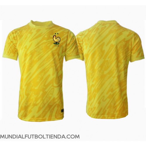Camiseta Francia Portero Primera Equipación Replica Eurocopa 2024 mangas cortas